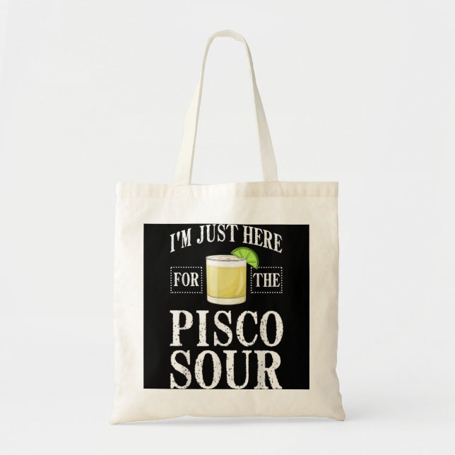 Tote Bag Pisco Sour Recette Peruano Chileno (Devant)