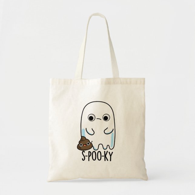 Tote Bag Pistolet à balai pour fantôme S-poo amusant (Devant)