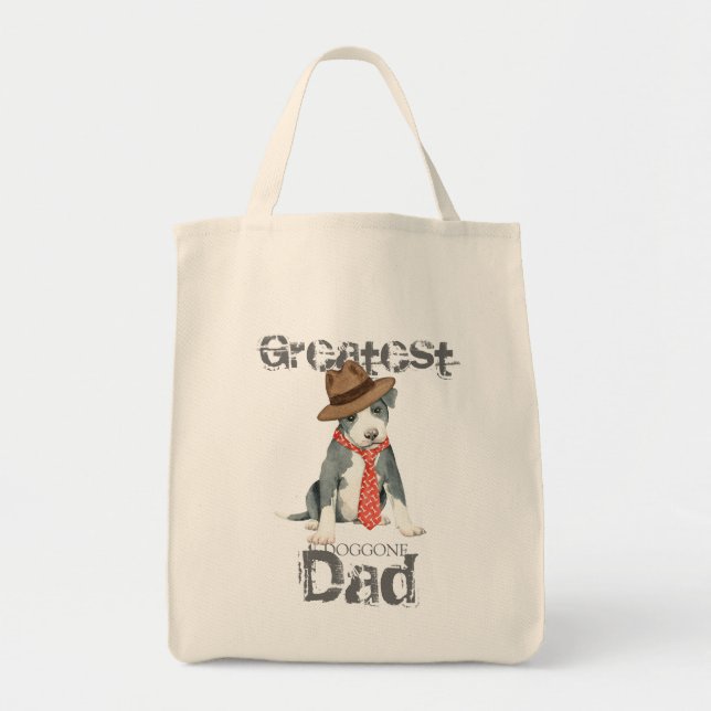 Tote Bag Pit Bull Papa (Devant)