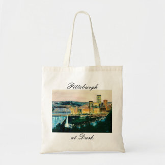Tote Bag Pittsburgh au crépuscule Fourre-tout