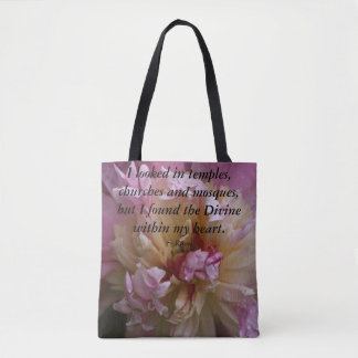 Tote Bag Pivoine rose… j'ai trouvé le divin