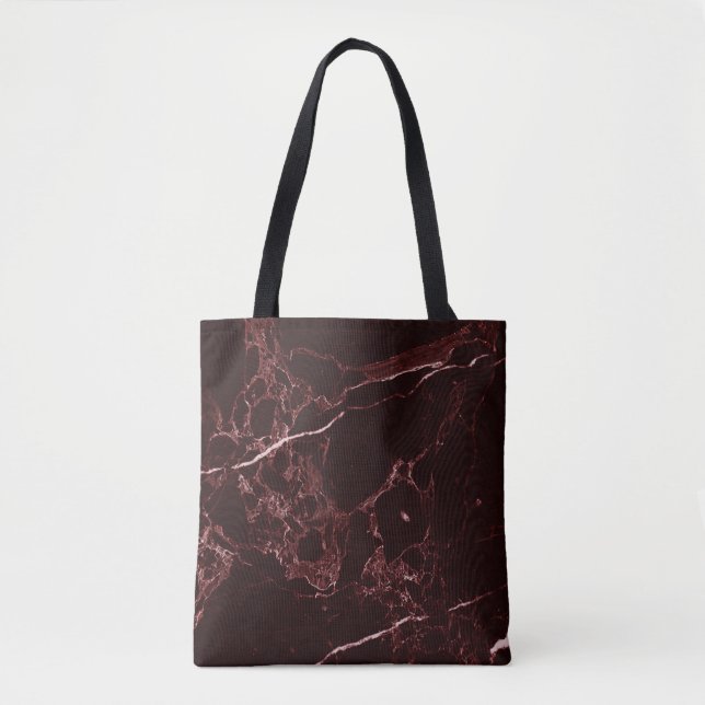 Tote Bag PixDezines MASALA MARBRE ROUGE (Devant)