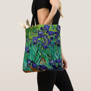 Tote Bag PixDezines Van Gogh Purple Irises/St. Roi
