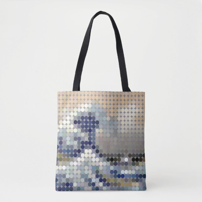 Tote Bag Pixeldot "La Grande Vague" (Devant)