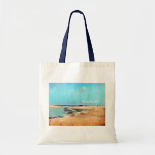 Tote Bag Plage à Low Tide (Bouche de la rivière), Edgar Deg
