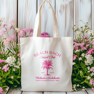 Tote Bag Plage Bach Tropical Enterrement de Vie de Jeune Fi
