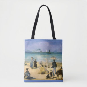 Tote Bag Plage de Boulogne par Edouard Manet, Art ancien