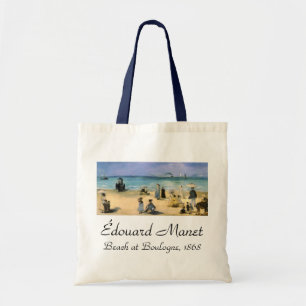 Tote Bag Plage de Boulogne par Edouard Manet, Art ancien