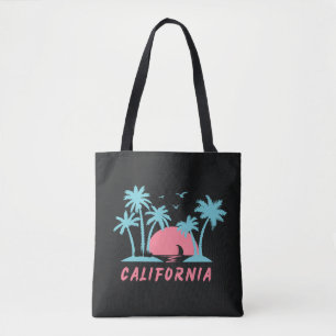 Tote Bag Plage de Californie au coucher du soleil
