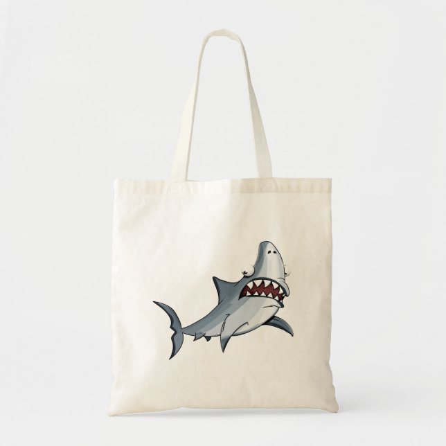 Tote Bag Plage de conception de requins (Devant)