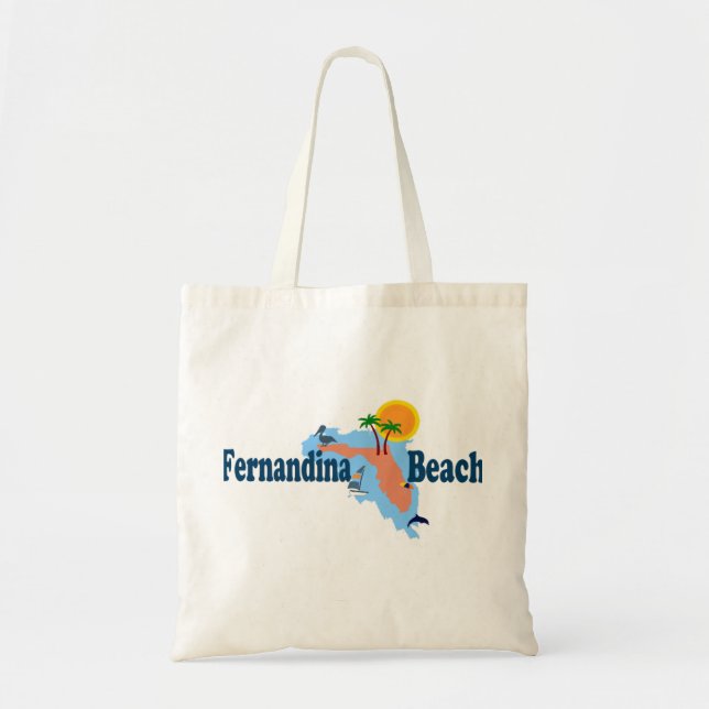Tote Bag Plage de Fernandina (Devant)
