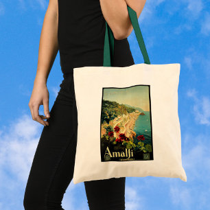 Tote Bag Plage de la côte italienne d'Amalfi