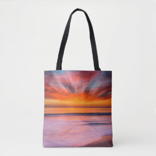 Tote Bag Plage de Sunset Tamarack  Carlsbad, CA