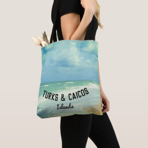 Tote Bag Plage des Îles Turques et Caïques