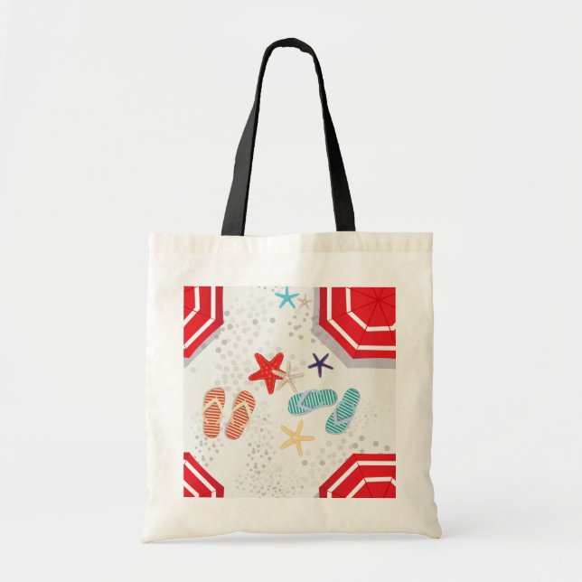 Tote Bag Plage d'été (Devant)