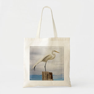 Tote Bag Plage douée du héron   Fort Myers, la Floride