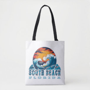 Tote Bag Plage du Sud Floride