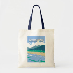 Tote Bag Plage Joaquina Brésil Voyage Art Vintage
