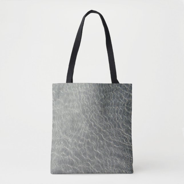 Tote Bag Plage Océan Eau Ondes & Sable (Devant)