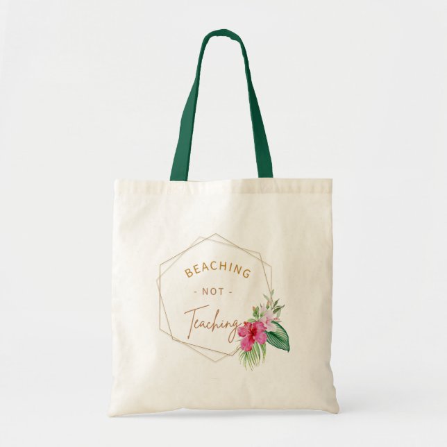 Tote Bag Plage pas enseigner Fourre-tout (Devant)