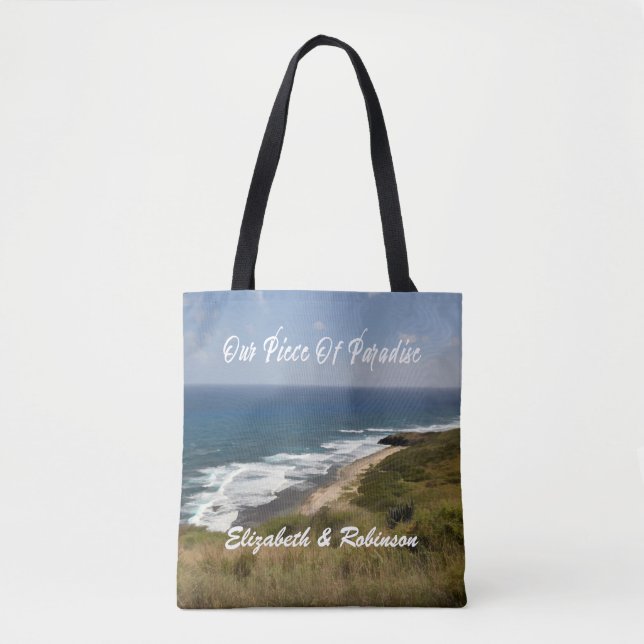 Tote Bag Plage tropicale de la mer (Devant)