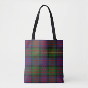 Tote Bag Plaid de tartan écossais de Carnegie de clan
