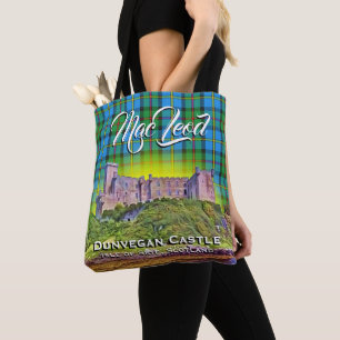 Tote Bag Plaid de tartan écossais de château de MacLeod