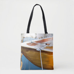 Tote Bag Plan rapproché sur attaché le bateau