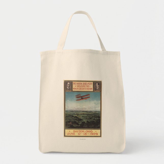 Tote Bag Plan Wright Brothers (Devant)