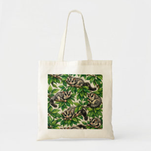 Tote Bag Planches de Wallabies de Sucre dans un Motif de Bo
