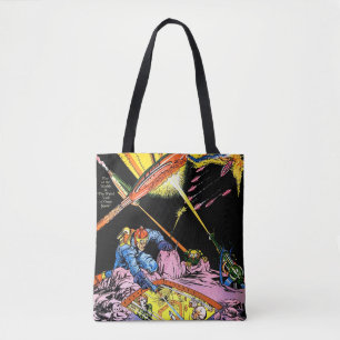 Tote Bag Planet Comics Laser Attaque Sci Fi Vintage Comics