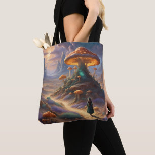Tote Bag Planète de champignons magiques