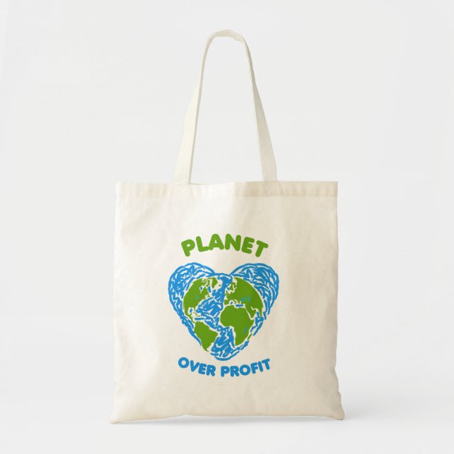 Tote Bag Planète sur profit (Devant)