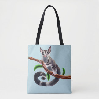 Tote Bag planeur de sucre sur une branche