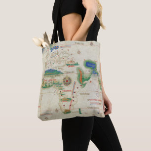 Tote Bag Planisphere   1502 de Cantino