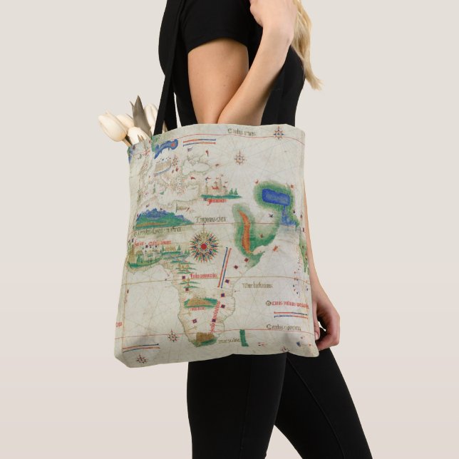 Tote Bag Planisphere | 1502 de Cantino (De près)