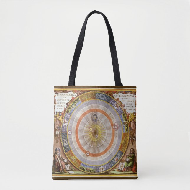 Tote Bag Planisphère céleste astronomique antique copernici (Devant)