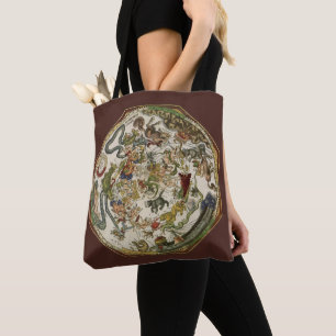 Tote Bag Planisphère céleste vintage par Peter Apian