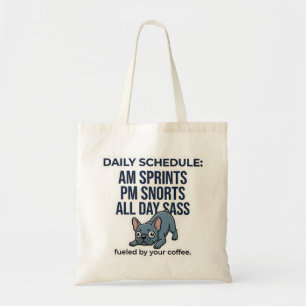 Tote Bag Planning drôle de Bouledogue français Cadeau pour