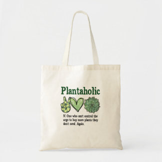 Tote Bag Plantaholic Funny Plante