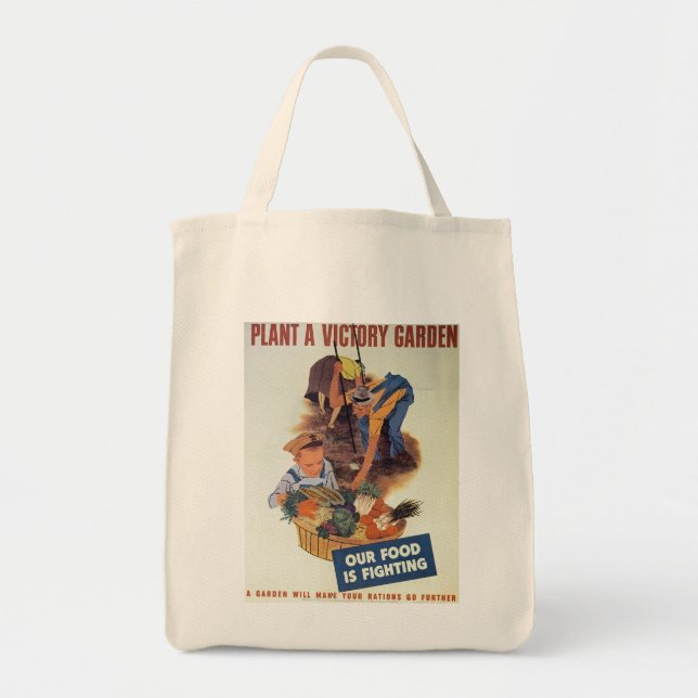 Tote Bag Plante a Victory Garden (Devant)