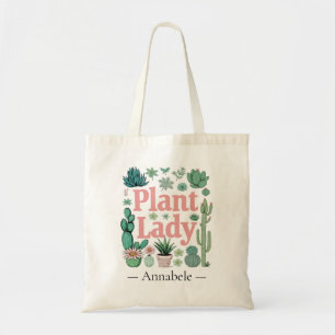 Tote Bag Plante Lady Cute personnalisée