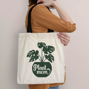 Tote Bag Plante Maman Plante à pots verts