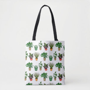 Tote Bag Plantes domestiques à main