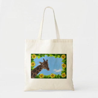 Tote Bag Plateau à bibelots "Girafe grand modèle"