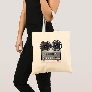 Tote Bag Platine à bande vintage pour audiophile