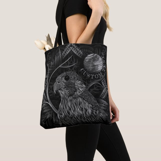 Tote Bag Pleine lune de faucon (De près)