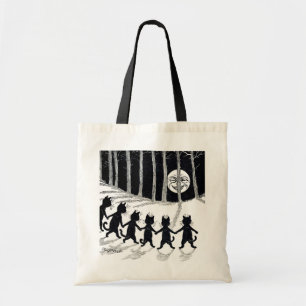 Tote Bag Pleine lune et chats, Louis Wain