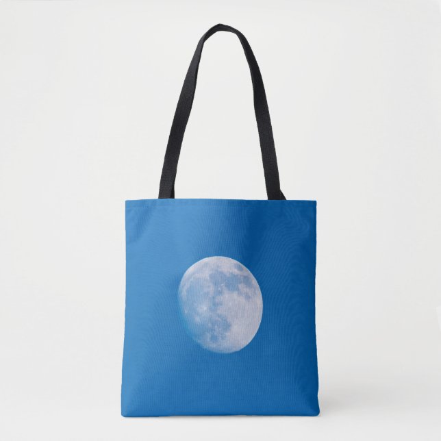 Tote Bag Pleine lune Sur La Ville De Montréal (Devant)