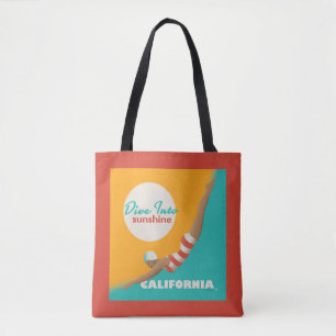 Tote Bag Plongez Dans Le Soleil   Californie